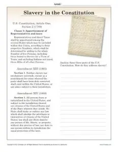 slavery in the constitution essay