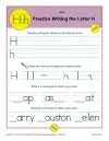 Practice Writing the Letter H
