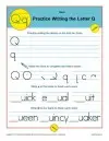Practice Writing the Letter Q