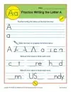 Handwriting Practice Letters A – Z
