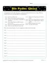 Halloween Bio Poem Activity: Ghost