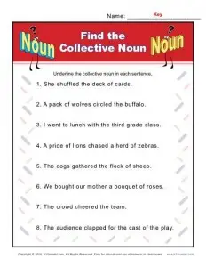 noun worksheet nouns k12reader