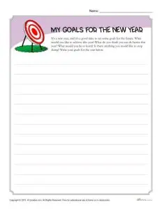 New Year's Writing Prompt | My Goals for the New Year